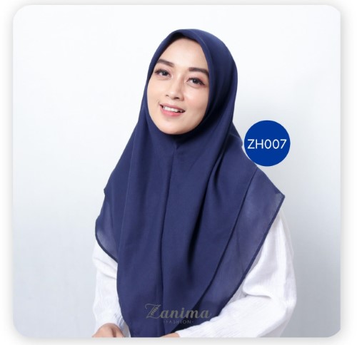 Jilbab Instan AFRA - Zanima ZH007 Navy